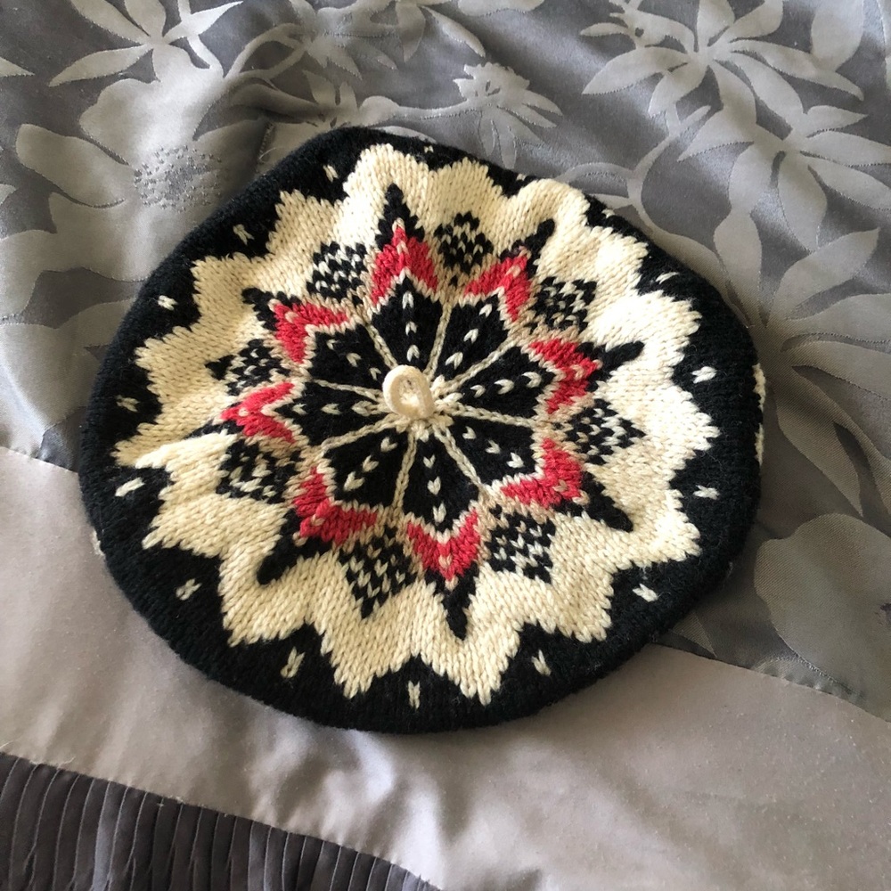 J Crew winter knit beret